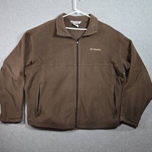 Columbia Full Zip Sweater 2XL Fleece Men